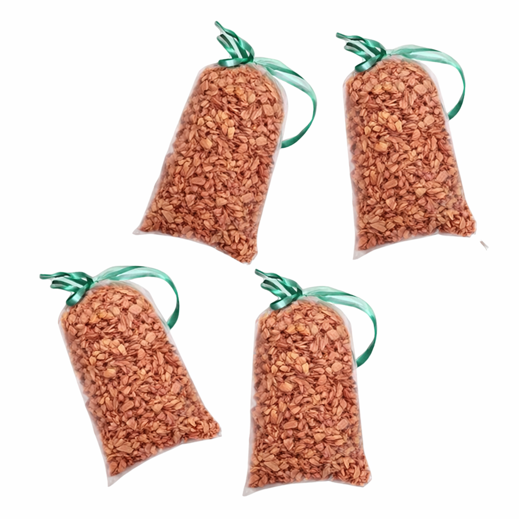 4pk Cedar Green Aromatic Red Cedar Freshener Sachets - Absorbs Odors!