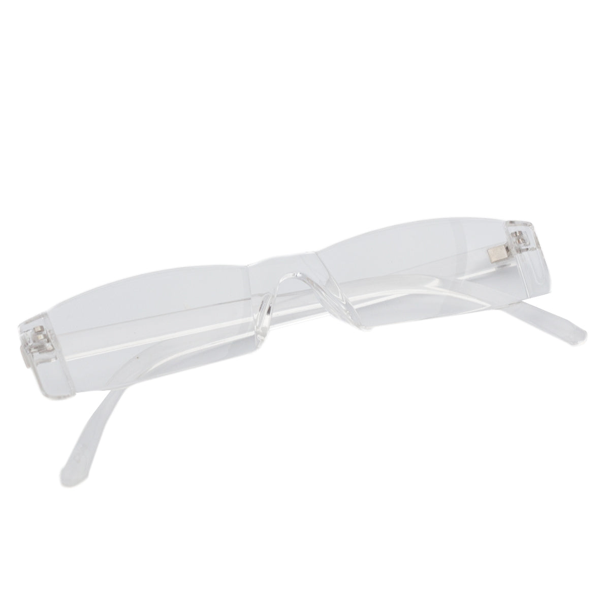 Shark Eyes Semi-Rimless Reading Glasses & Case for Men & Women