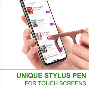 HyGenie No-Touch Tool with Stylus - Open Doors Hands-Free!