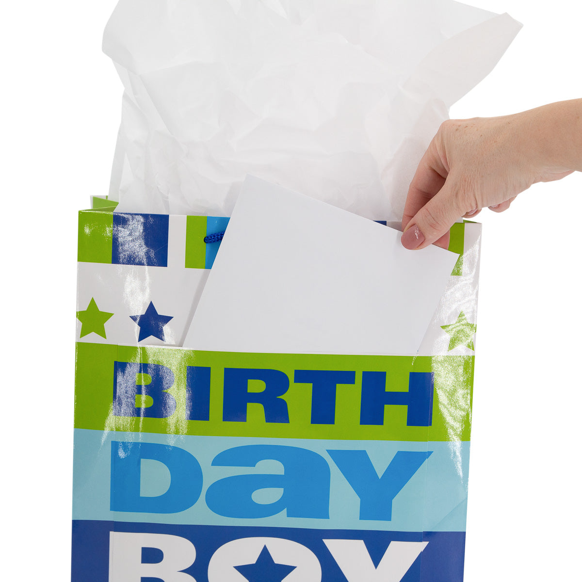 6pc Kid's Birthday Gift Bag Set – Large Bag, Card & Tissue