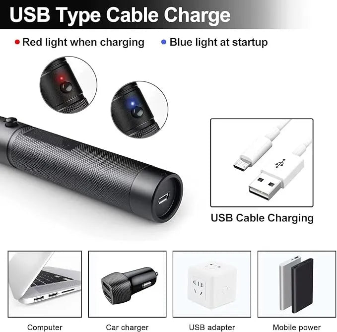 High Power Laser Pointer, Long Range 10,000 ft – Adjustable Focus