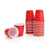 20pk Mini 2oz BPA Free Red Plastic Party Cups – Little Sips of Fun!