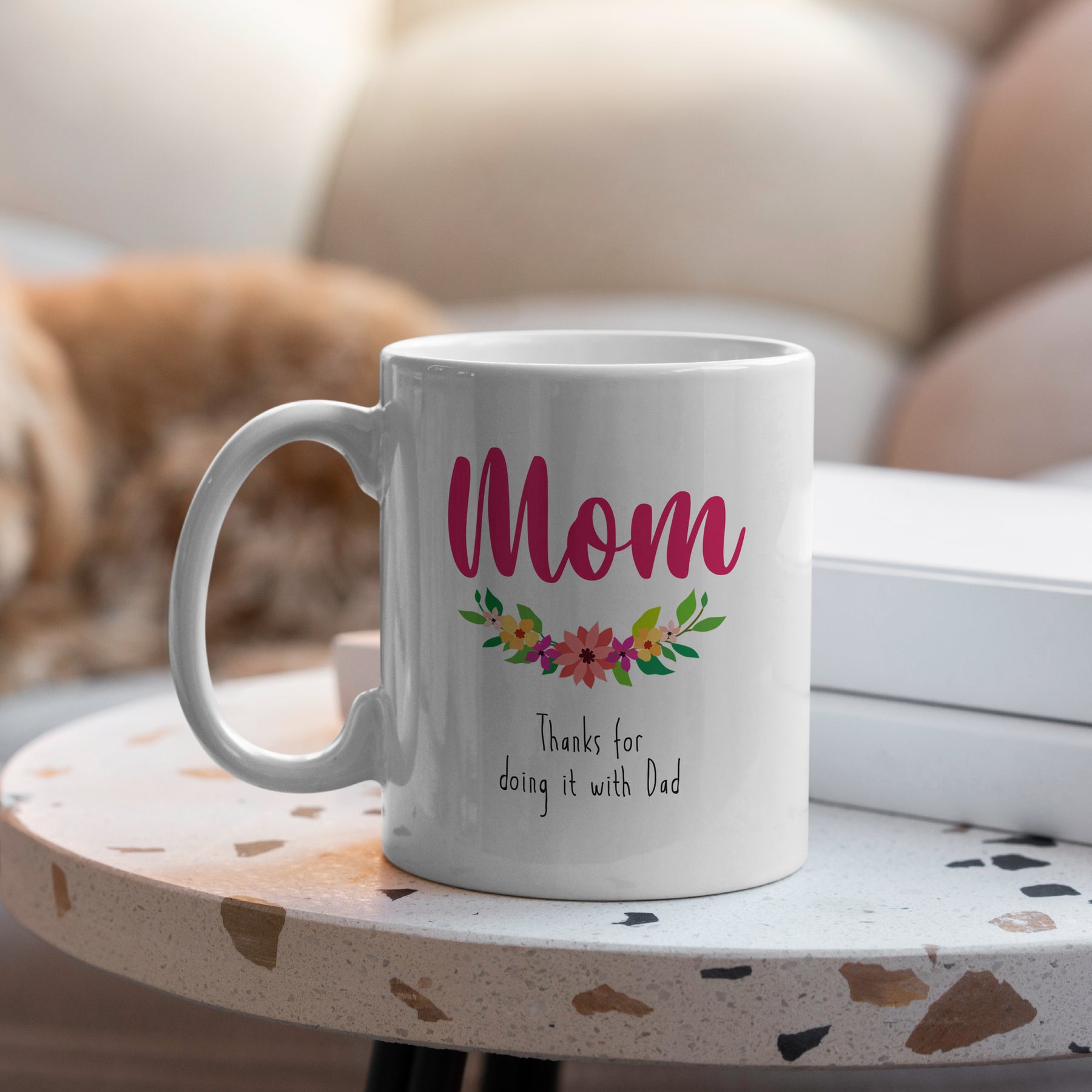 “Thanks For Doing It” Large 15oz Mug - Funny Gift for Mom