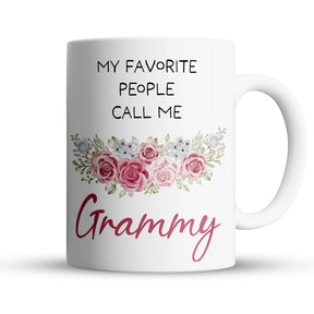 “My Favorite People Call Me” Large 15oz Mug - Cute Gift For Grandma