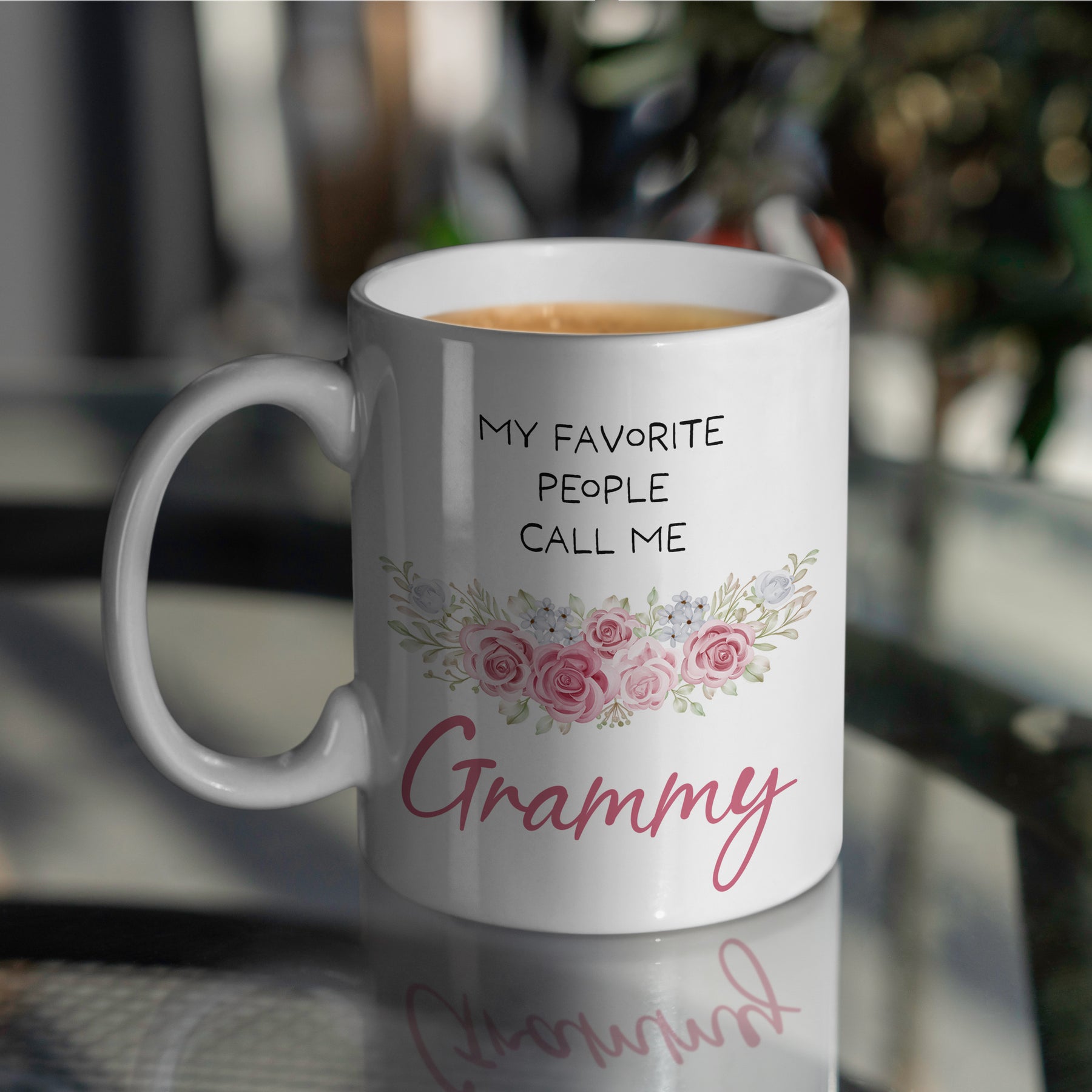 “My Favorite People Call Me” Large 15oz Mug - Cute Gift For Grandma