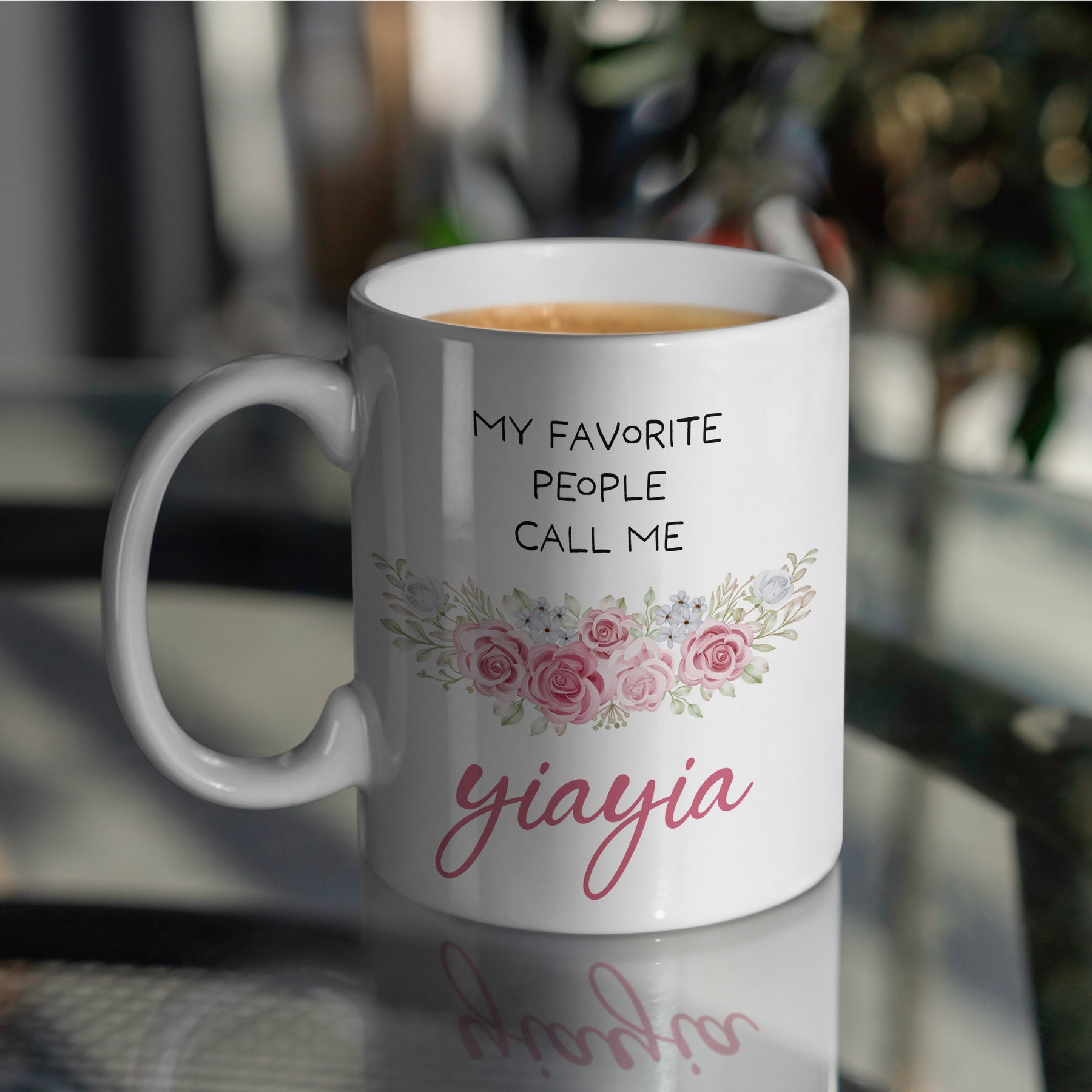 “My Favorite People Call Me” Large 15oz Mug - Cute Gift For Grandma