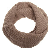 Loop Infinity Scarf With Metallic Knit by The Royal Standard