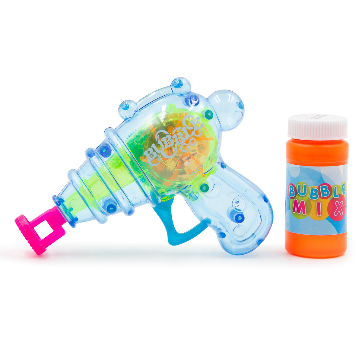 Friction Light-Up Bubble Gun – Shoots Continuous Bubbles!