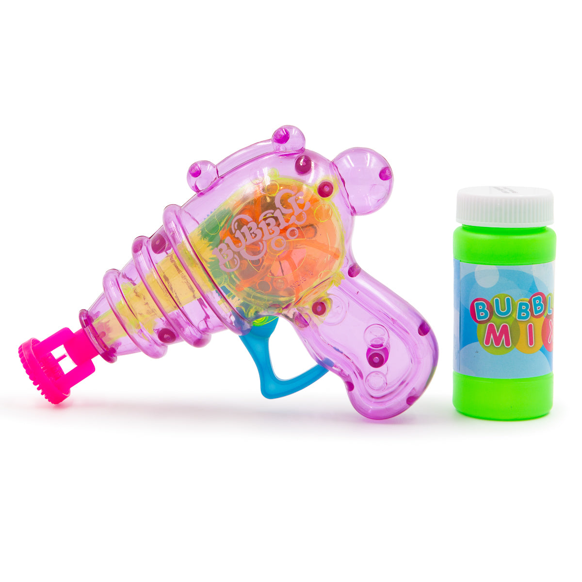 Friction Light-Up Bubble Gun – Shoots Continuous Bubbles!