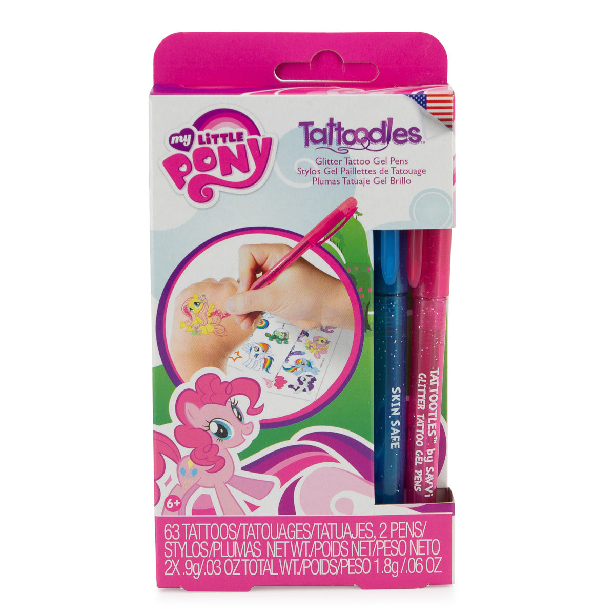 Tattoodles Glitter Tattoo Gel Pens With DIY Temporary Tattoos