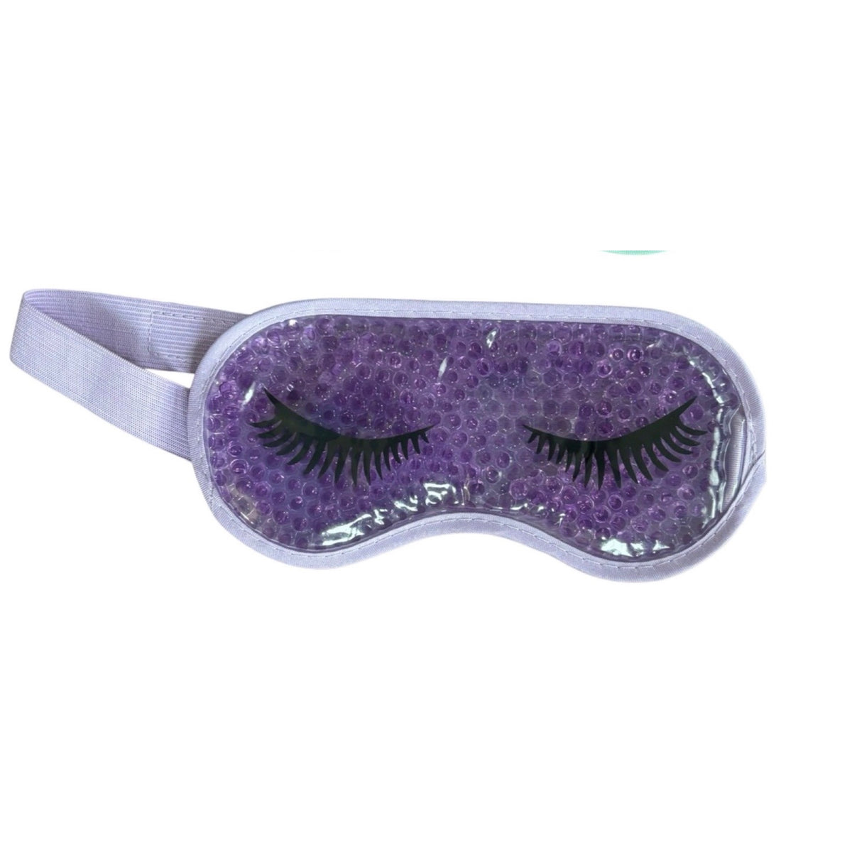 Gel Hot/Cold Eye Mask For Puffy Or Sore Eyes w/Plush Backing- Relax & Recharge