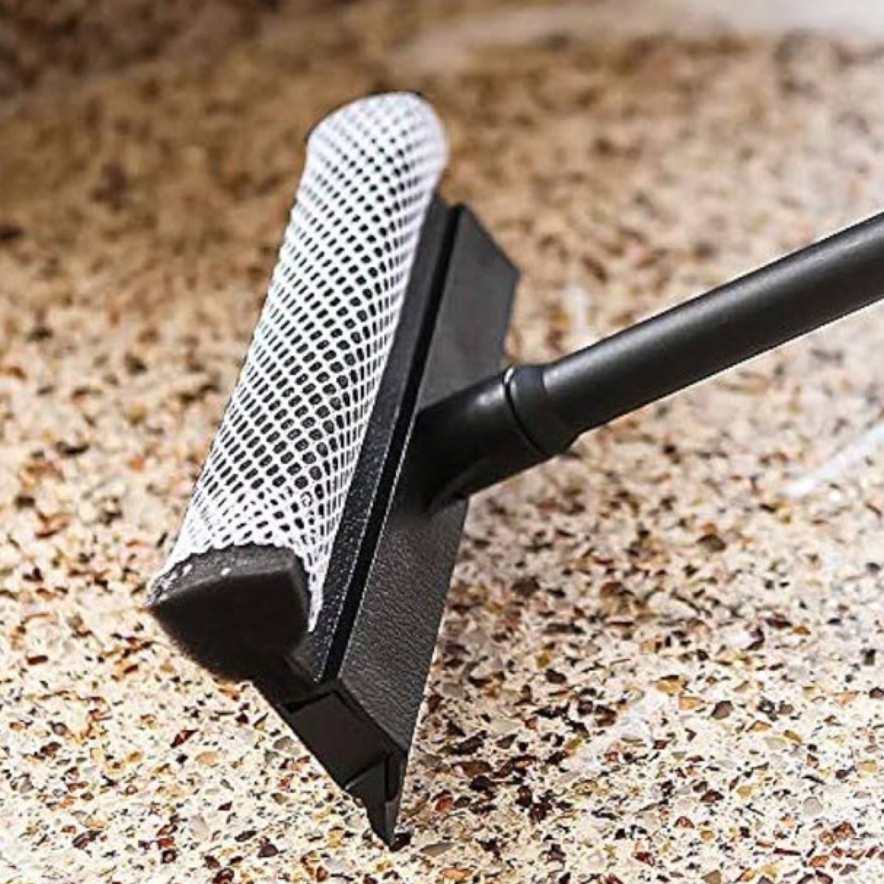 8" Window Washer & Squeegee with 14" Handle - Shine Your Windows & Shower