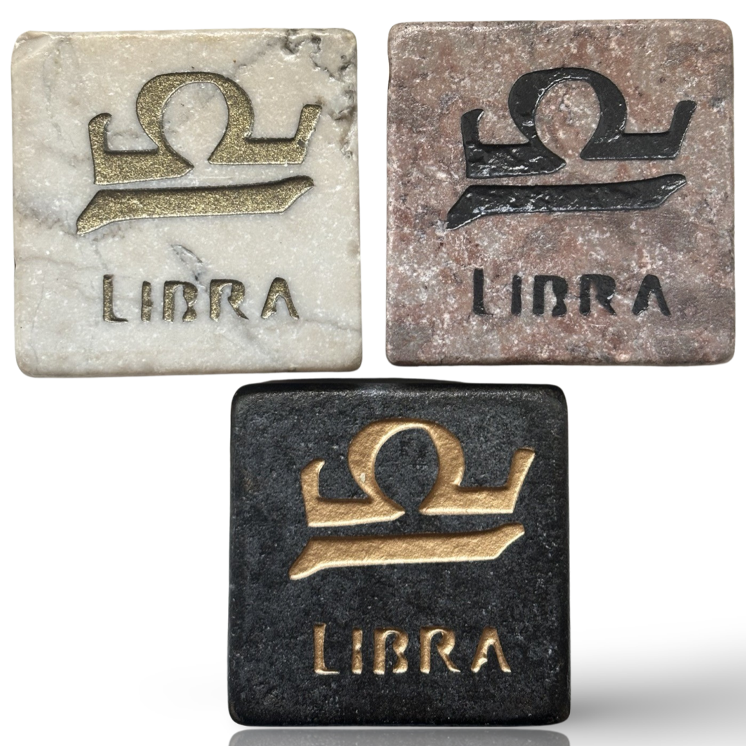 Marble Horoscope Zodiac Sign Magnet - Display Your Astrological Sign Proudly