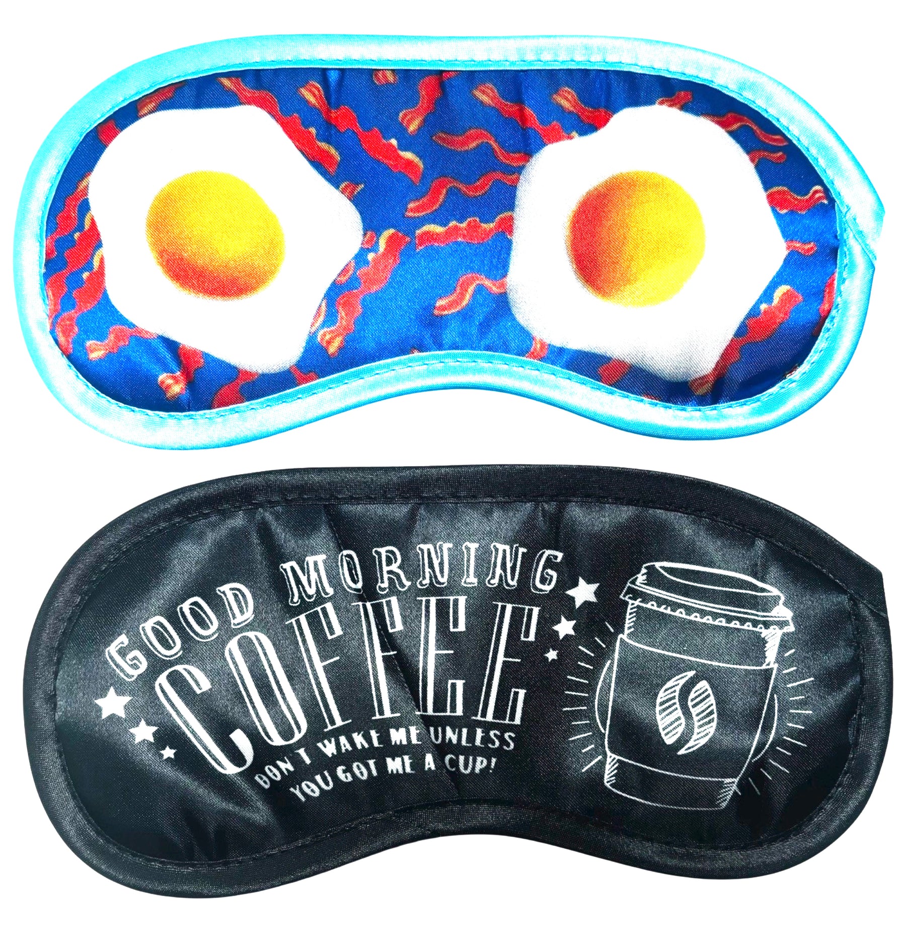 2pk Novelty Blackout Eye Masks For Rest & Sleeping - Get Some Real Shuteye!