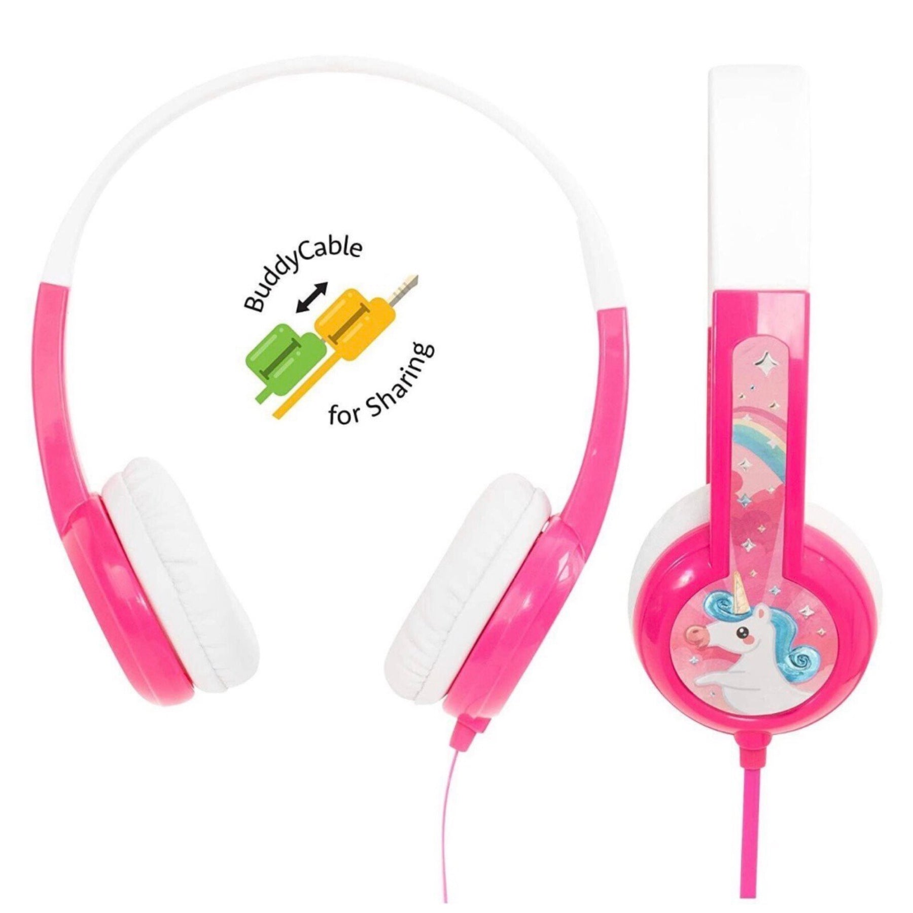 Onanoff BuddyPhones Volume Limiting Headphones for Kids - Safe Audio 85db