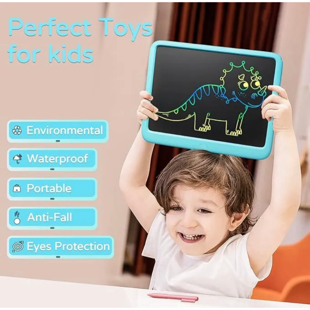 15" Colorful LCD Writing Tablet Doodle Board, Spark Your Creativity - Save Paper!