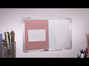Magnetic Bulletin-White Board Message Center w- Dry Erase Marker