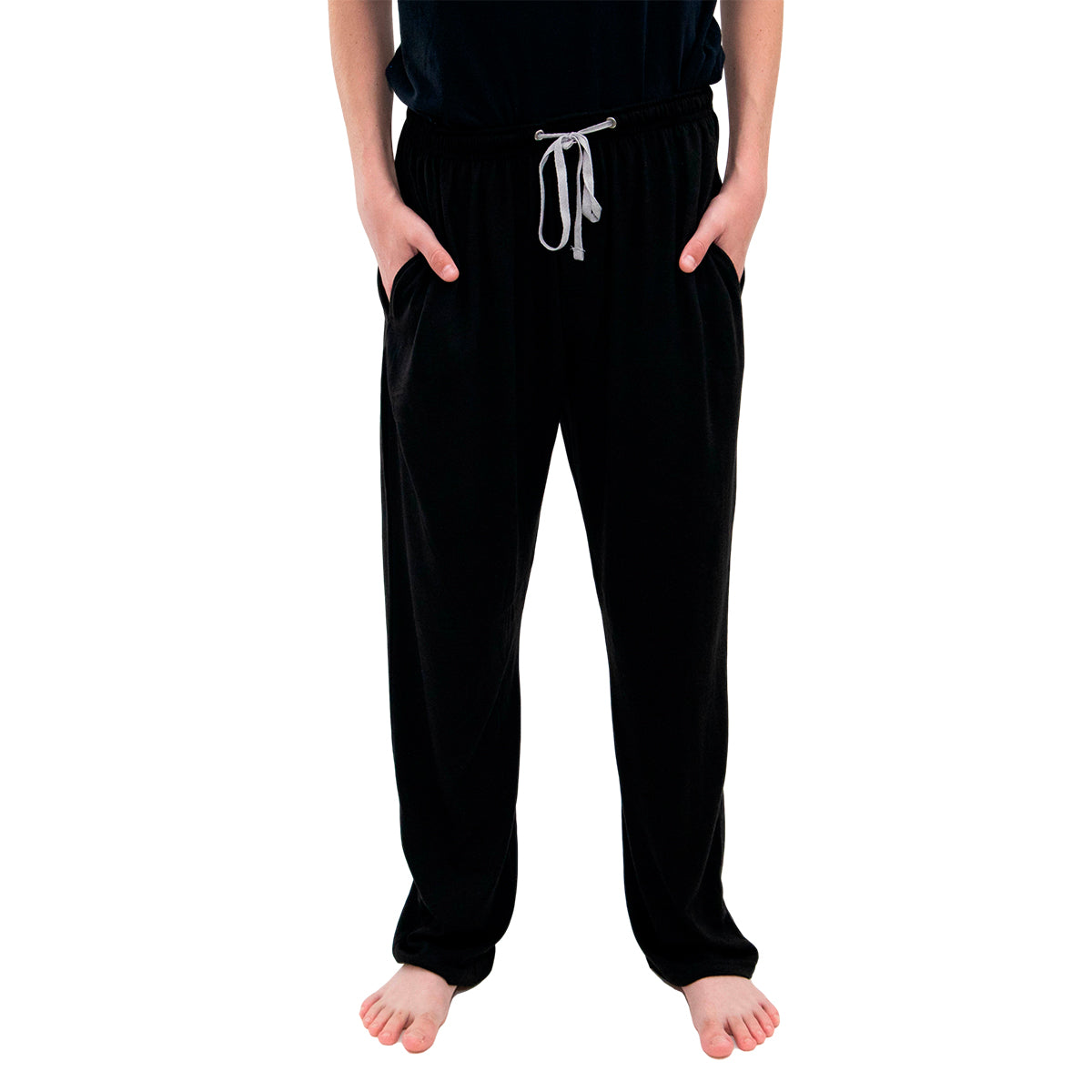 Tru Fit Men's Cotton Knit Lounge Pajama Pants – Fly & Pockets