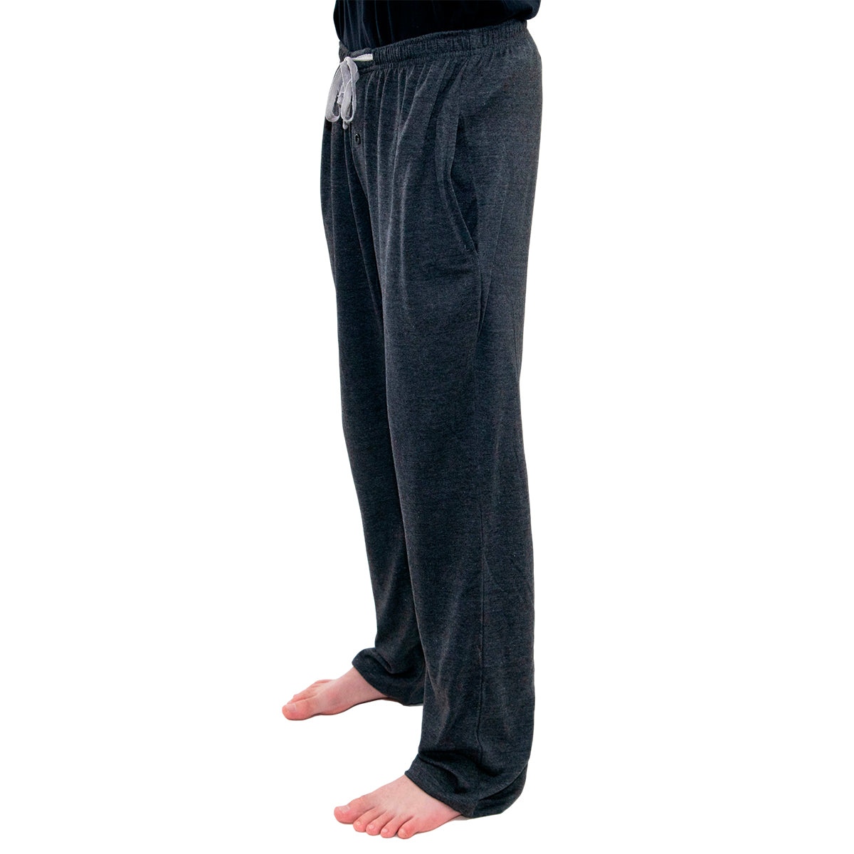 Tru Fit Men's Cotton Knit Lounge Pajama Pants – Fly & Pockets