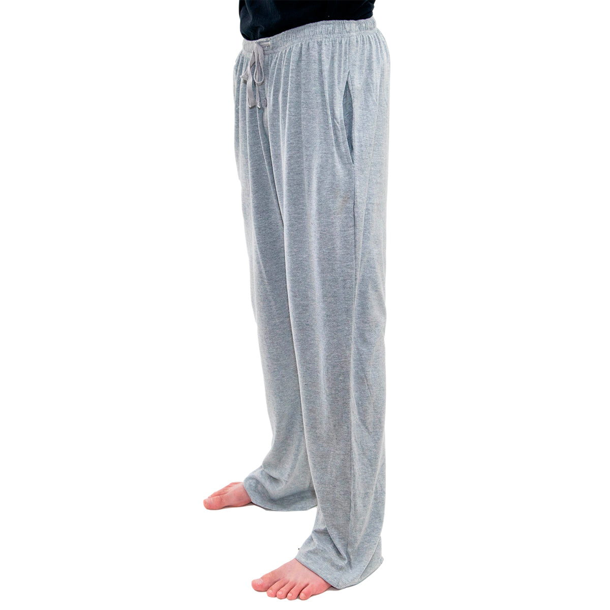 Tru Fit Men's Cotton Knit Lounge Pajama Pants – Fly & Pockets