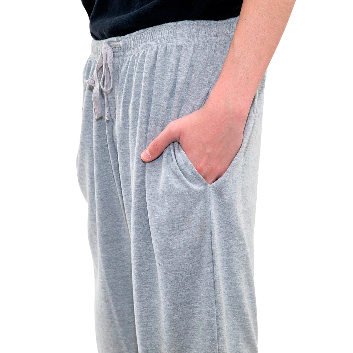 Tru Fit Men's Cotton Knit Lounge Pajama Pants – Fly & Pockets