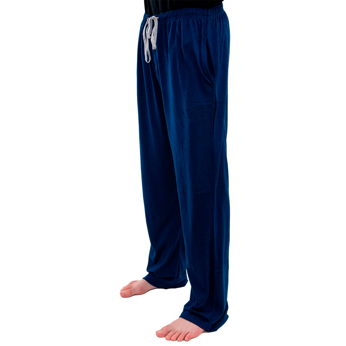 Tru Fit Men's Cotton Knit Lounge Pajama Pants – Fly & Pockets