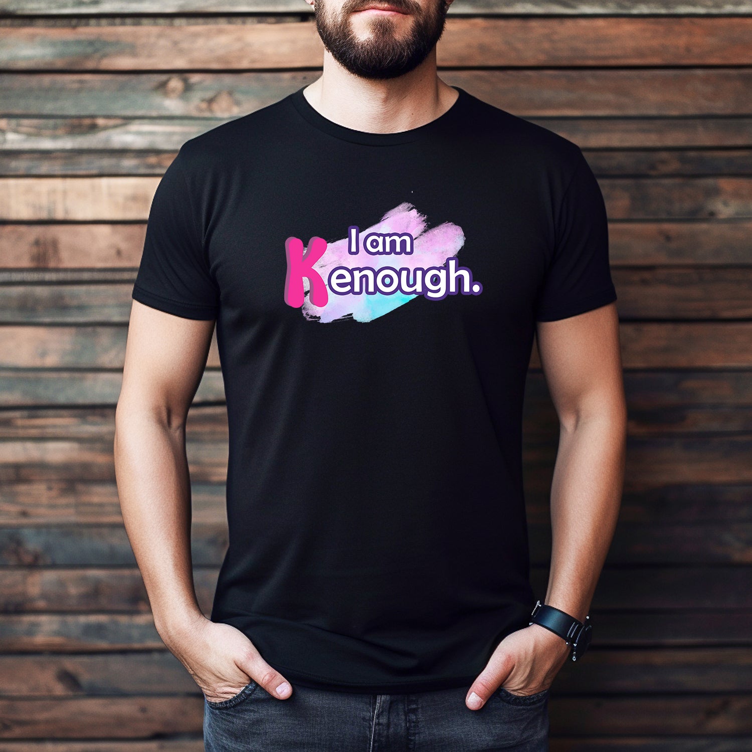 "I am Kenough" Premium Midweight Ringspun Cotton Mens T-Shirt