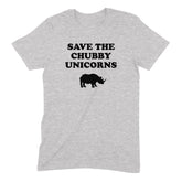 "Save The Chubby Unicorns" Premium Midweight Ringspun Cotton T-Shirt - Mens/Womens Fits