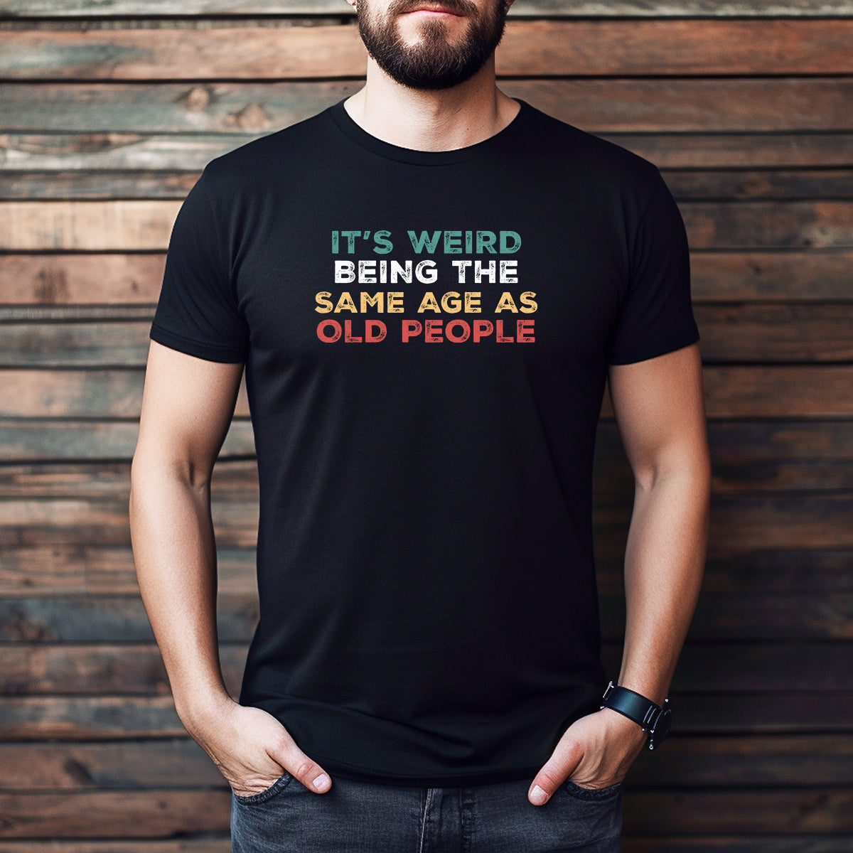 "Weird To Be The Same Age" Premium Midweight Ringspun Cotton T-Shirt - Mens/Womens Fits