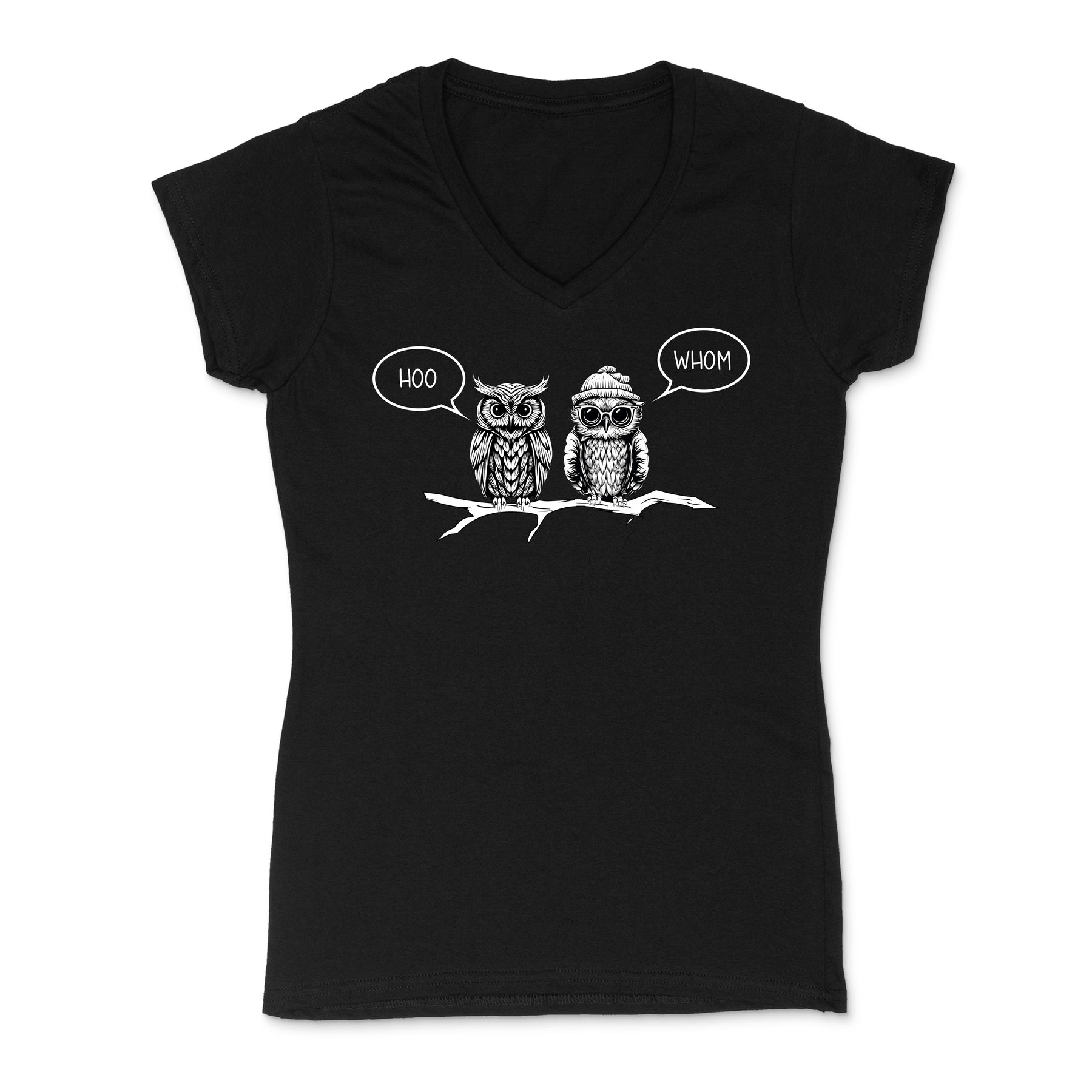 "Hoo, Whom" Premium Midweight Ringspun Cotton T-Shirt - Mens/Womens Fits