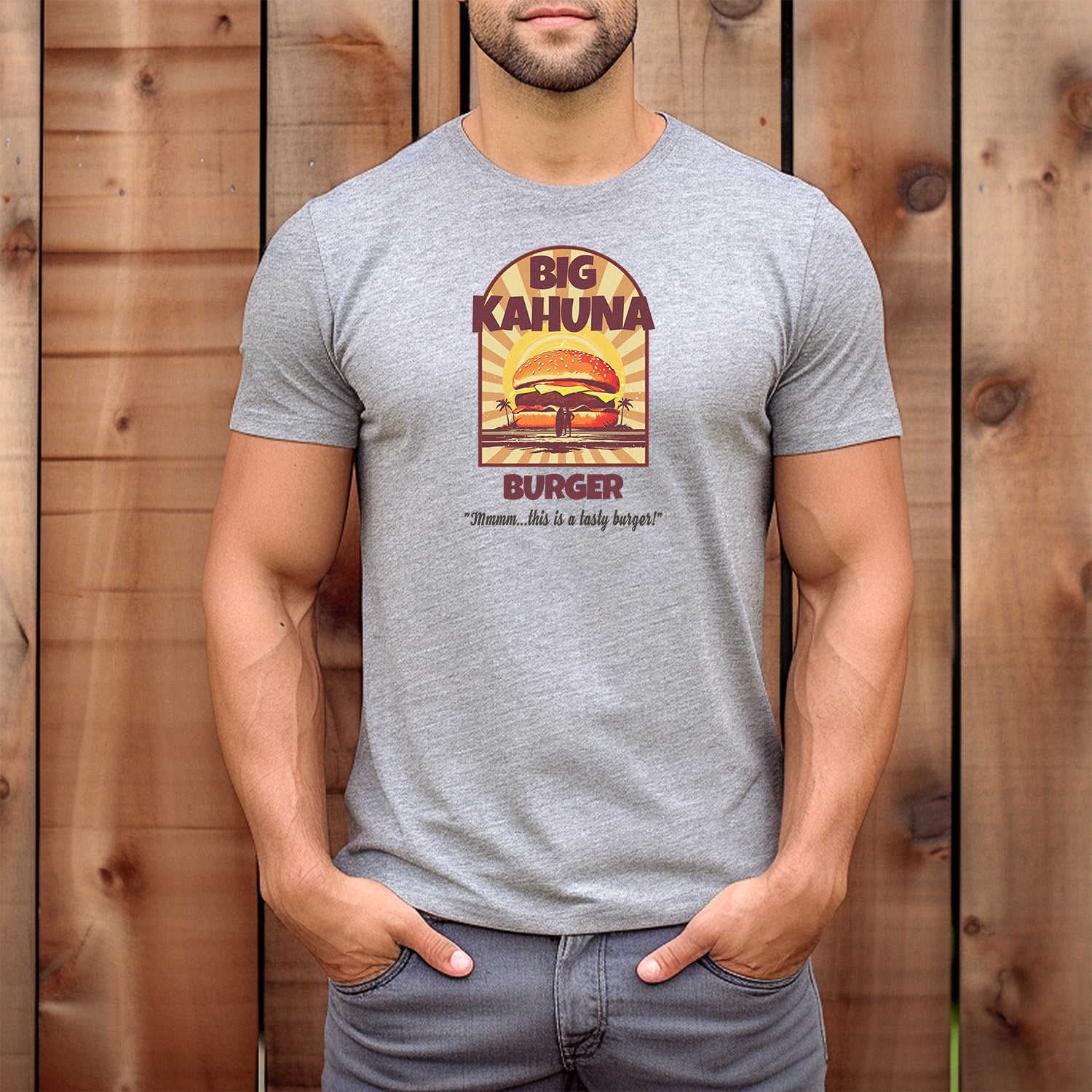 "Big Kahuna Burger" Premium Midweight Ringspun Cotton T-Shirt - Mens/Womens Fits