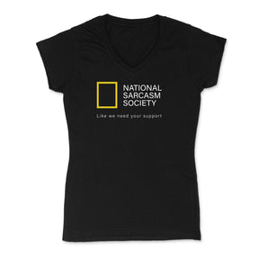 "National Sarcasm Society" Premium Midweight Ringspun Cotton T-Shirt - Mens/Womens Fits