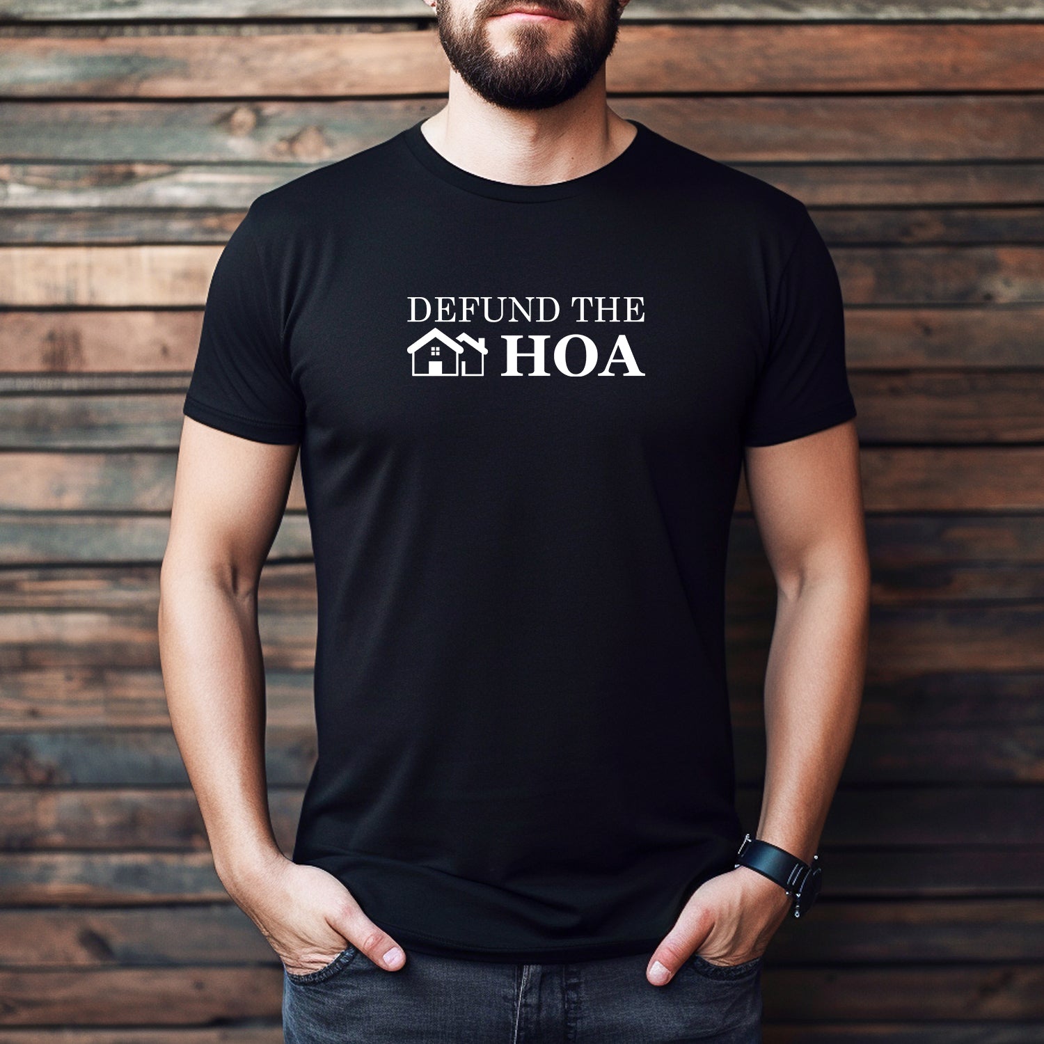 "Defund The HOA" Premium Midweight Ringspun Cotton T-Shirt - Mens/Womens Fits