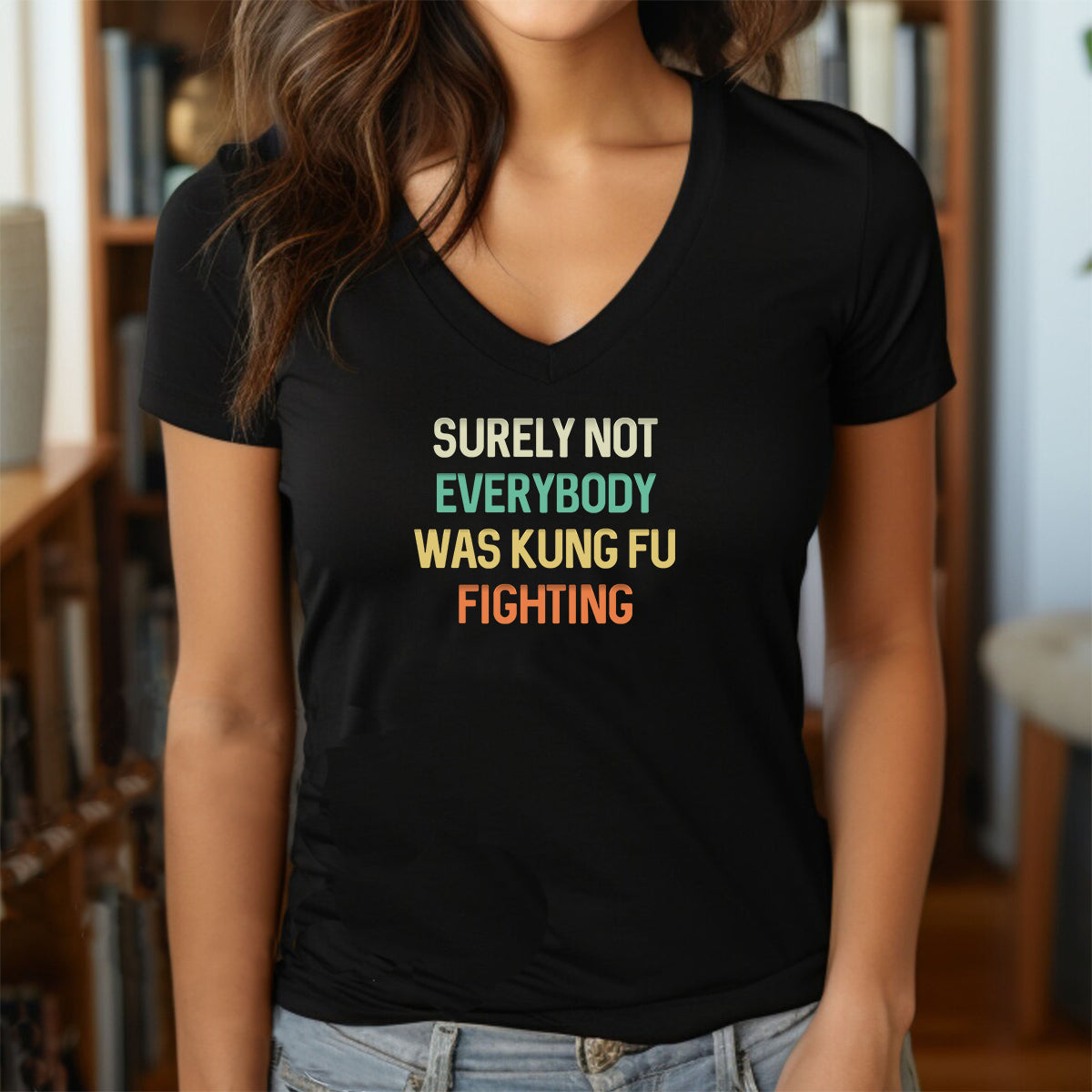 "Kung Fu Fighting" Premium Midweight Ringspun Cotton T-Shirt - Mens/Womens Fits