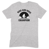 "Hide And Seek Champion" Premium Midweight Ringspun Cotton T-Shirt - Mens/Womens Fits