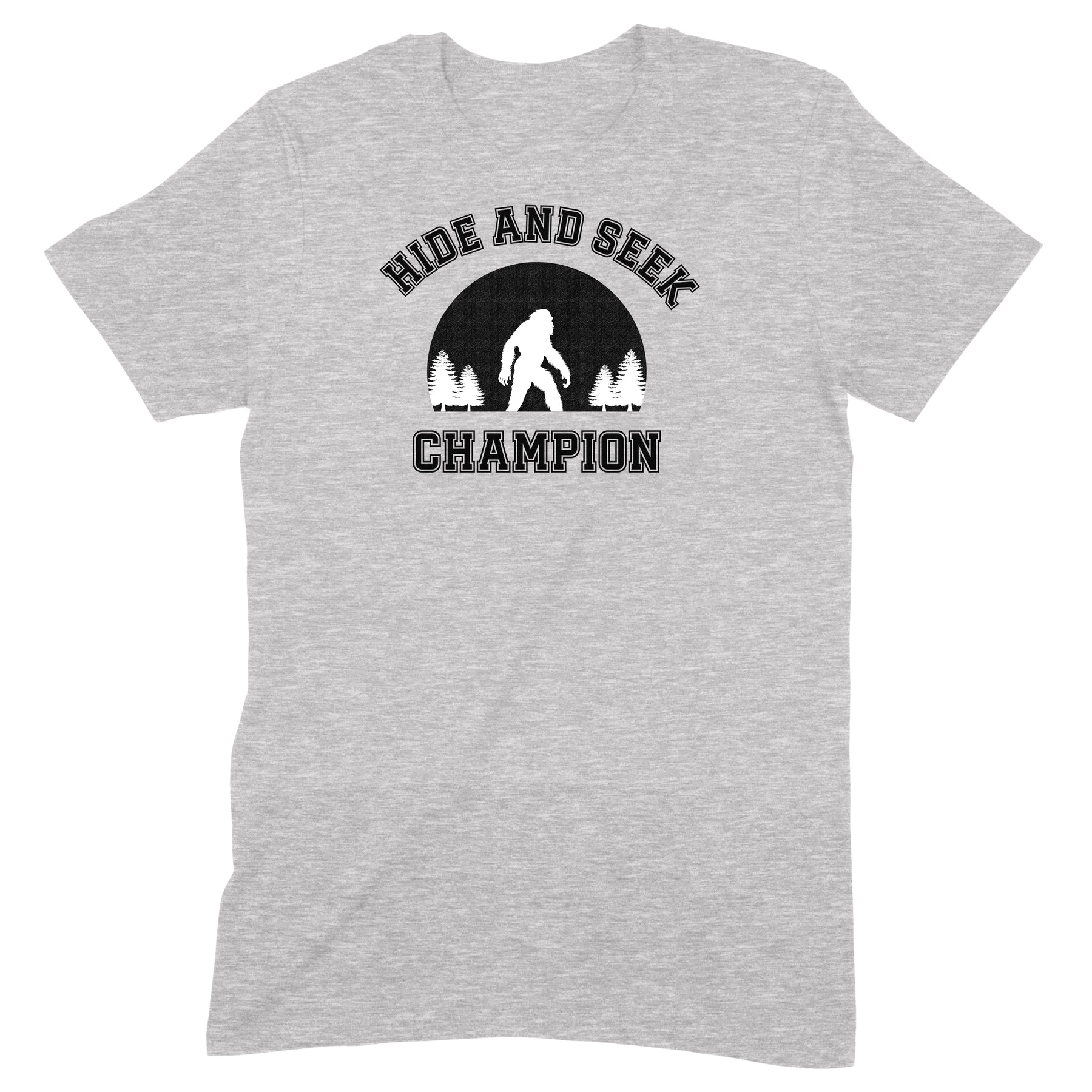 "Hide And Seek Champion" Premium Midweight Ringspun Cotton T-Shirt - Mens/Womens Fits