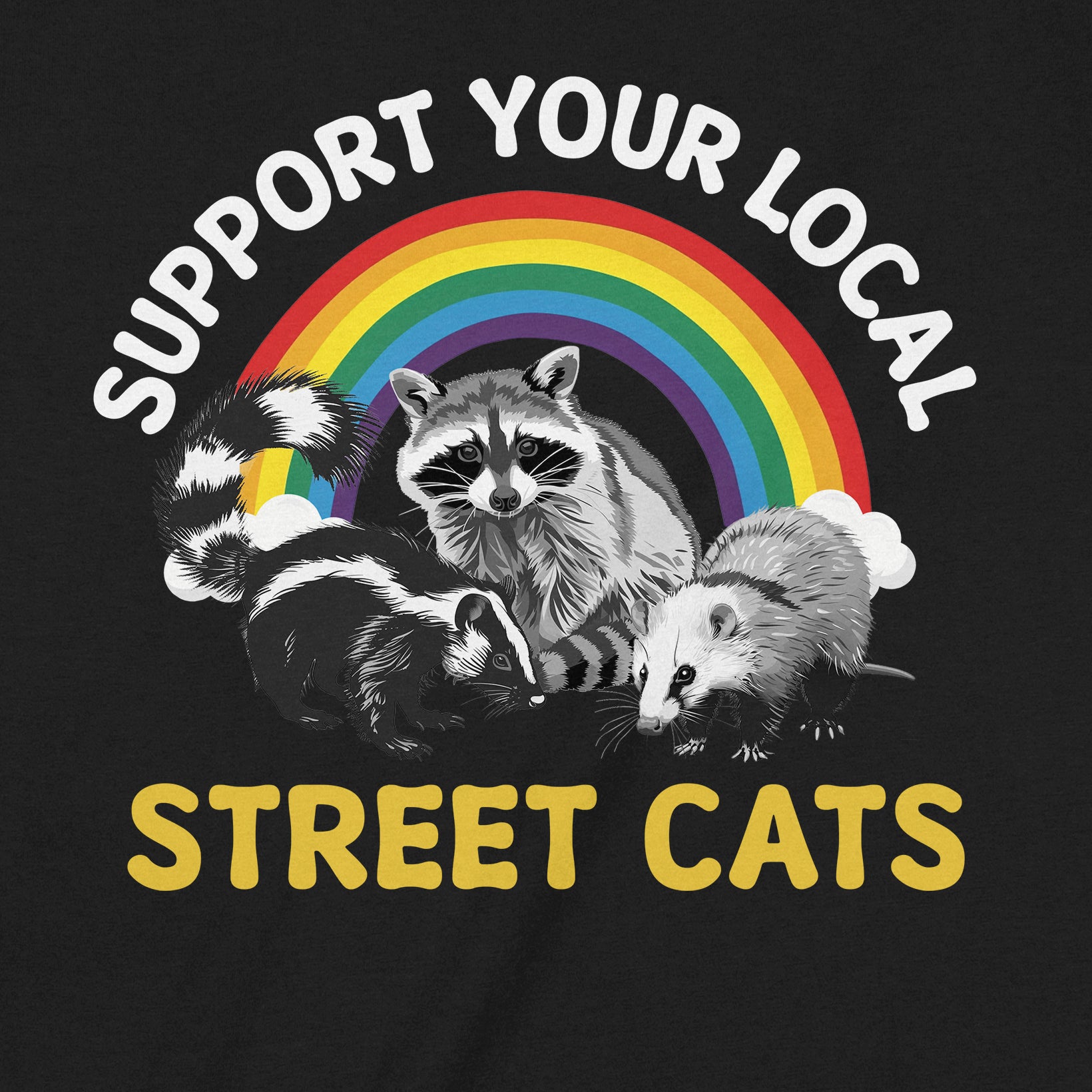 "Street Cats" Premium Midweight Ringspun Cotton T-Shirt - Mens/Womens Fits