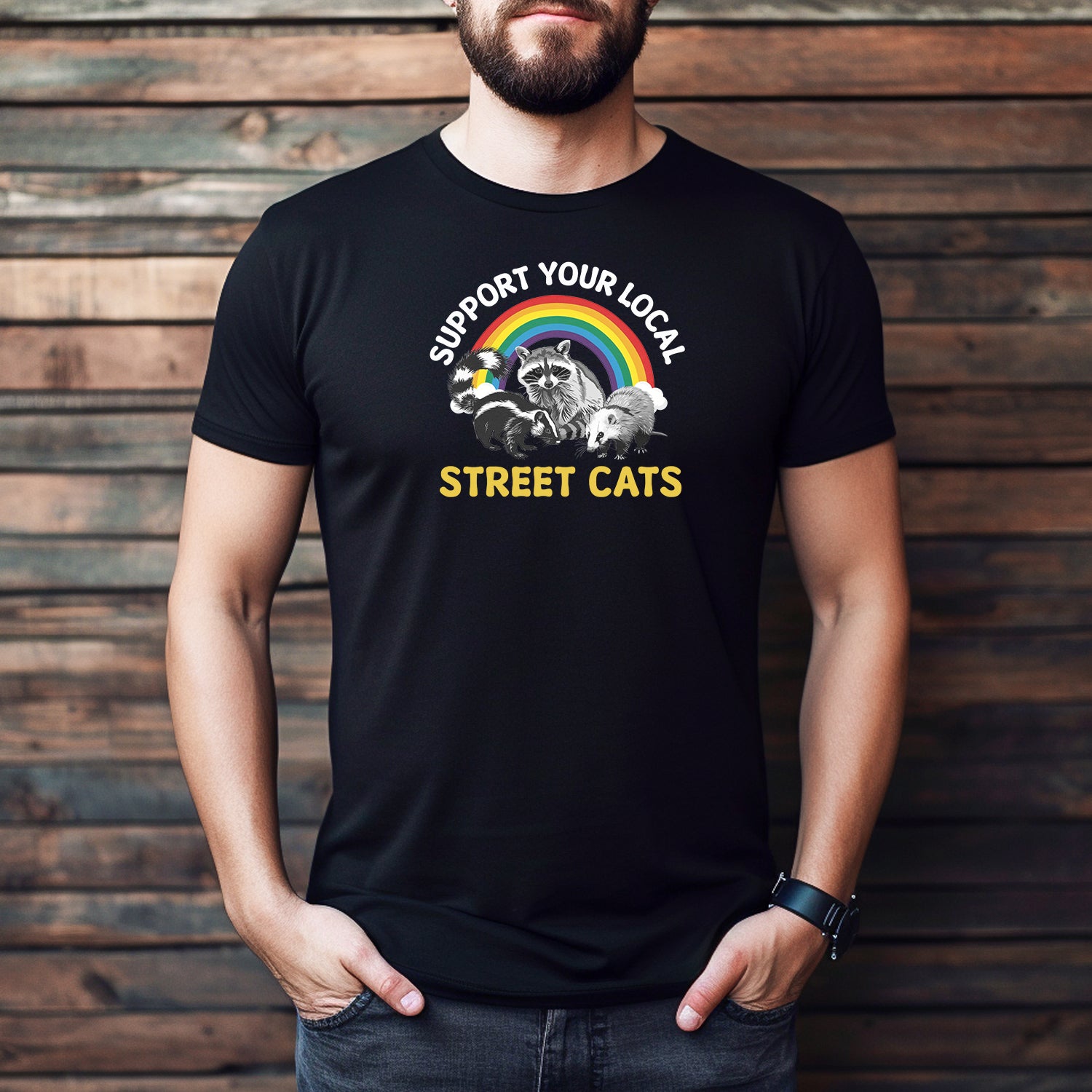 "Street Cats" Premium Midweight Ringspun Cotton T-Shirt - Mens/Womens Fits