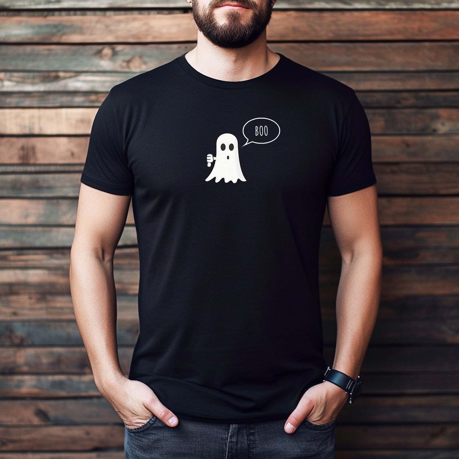 "Ghost Of Disaproval" Premium Midweight Ringspun Cotton T-Shirt - Mens/Womens Fits