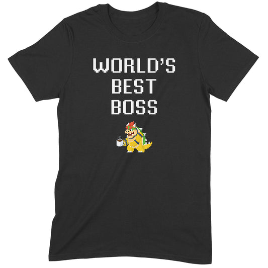 "World's Best Boss" Premium Midweight Ringspun Cotton T-Shirt - Mens/Womens Fits