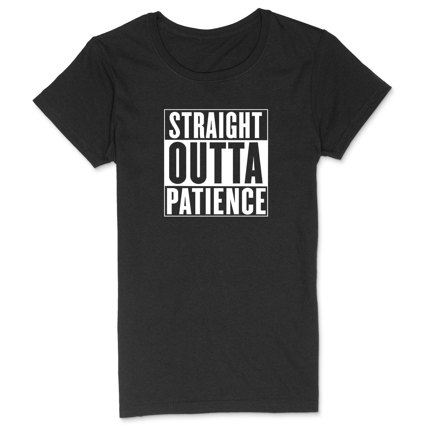 "Straight Outta Patience" Premium Midweight Ringspun Cotton T-Shirt - Mens/Womens Fits