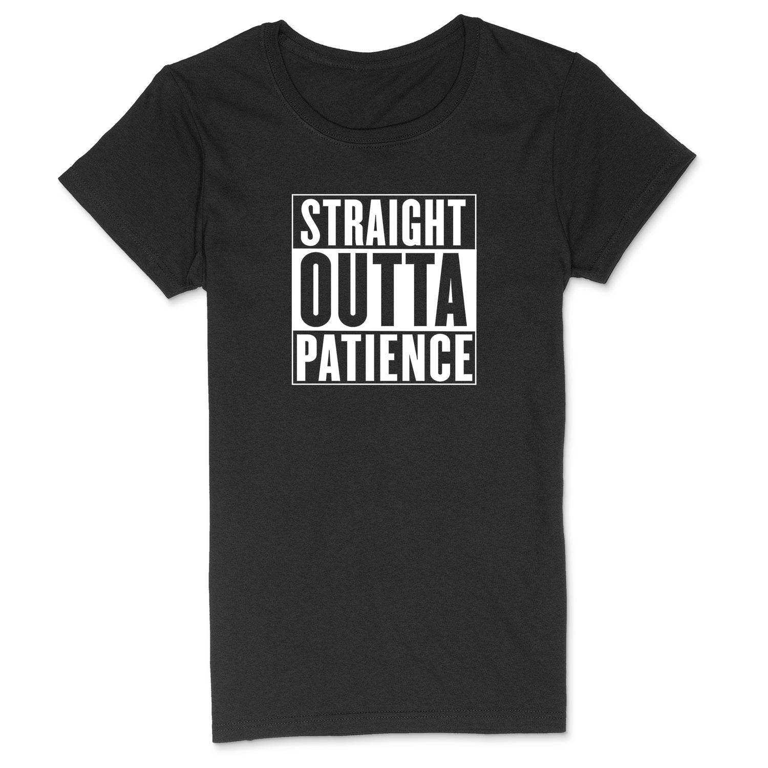 "Straight Outta Patience" Premium Midweight Ringspun Cotton T-Shirt - Mens/Womens Fits