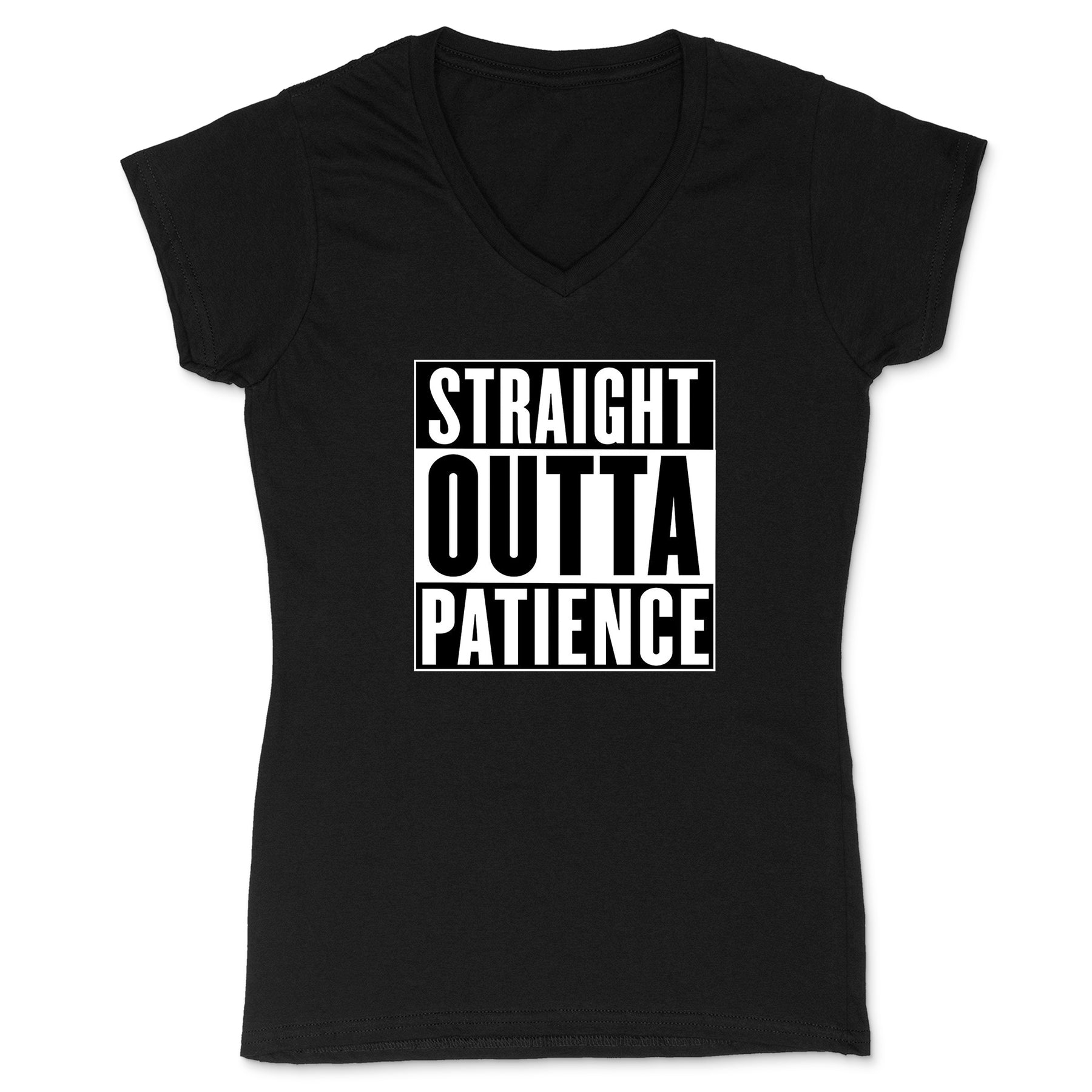 "Straight Outta Patience" Premium Midweight Ringspun Cotton T-Shirt - Mens/Womens Fits