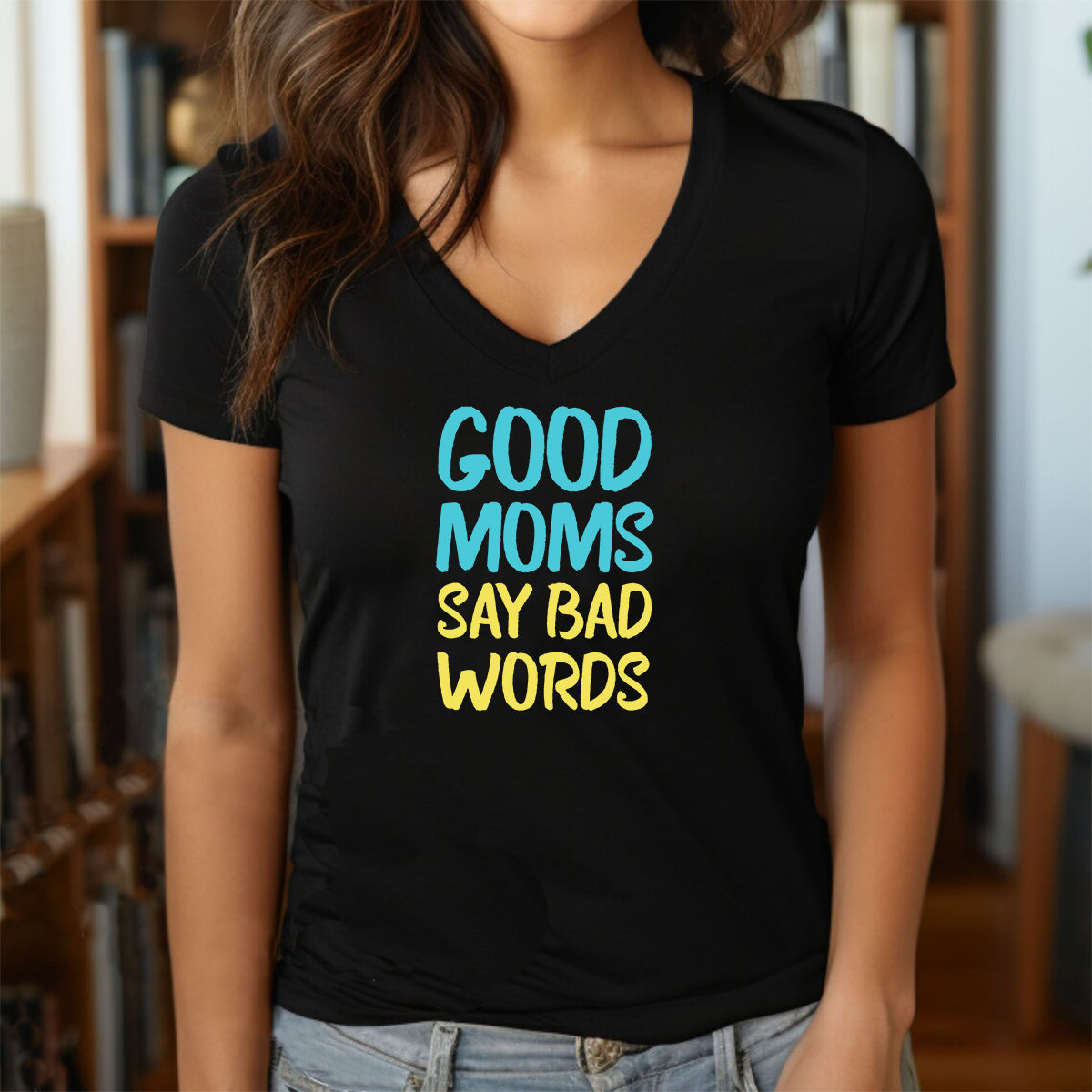 "Good Moms" Premium Midweight Ringspun Cotton T-Shirt - Womens Fits