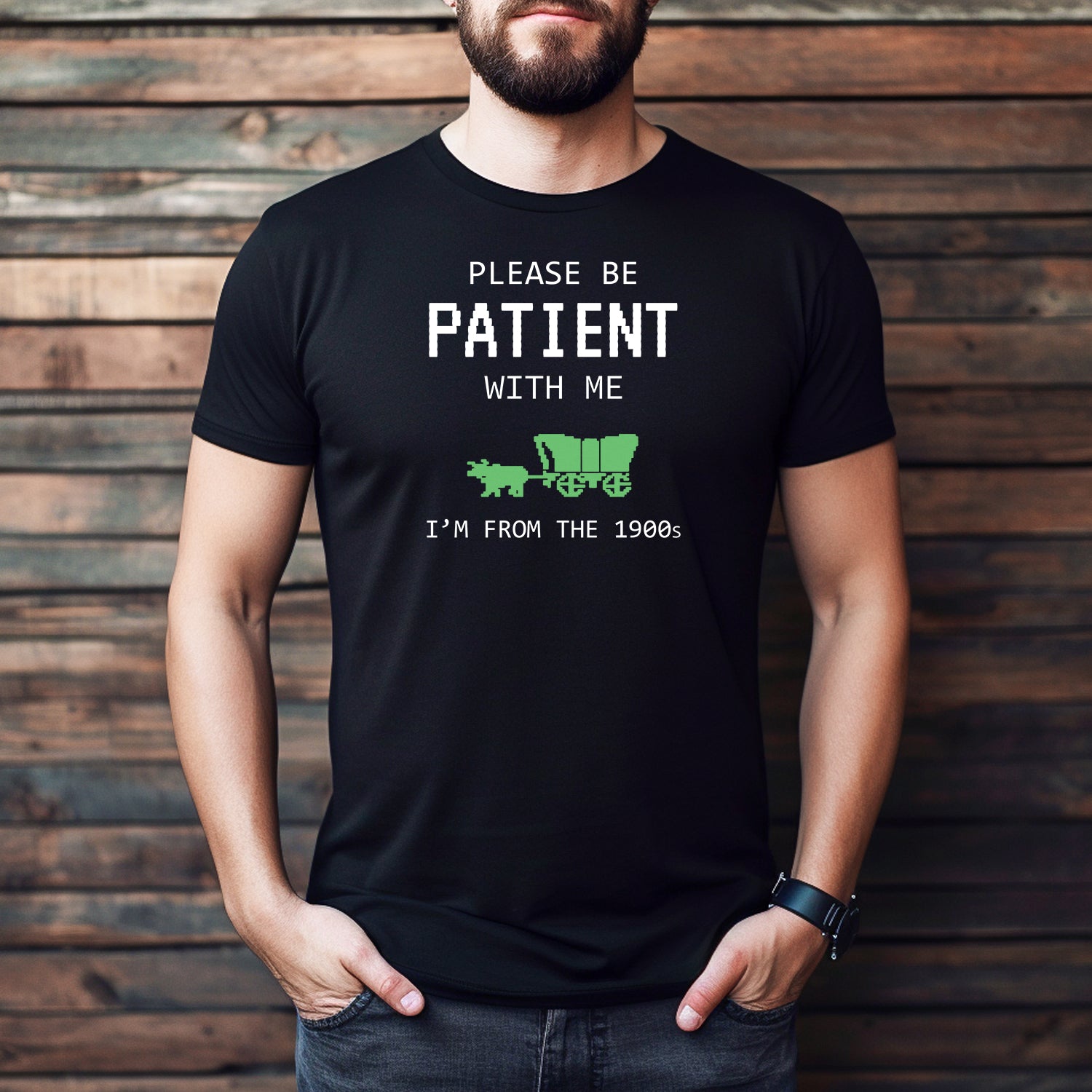 "Be Patient With Me" Premium Midweight Ringspun Cotton T-Shirt - Mens/Womens Fits