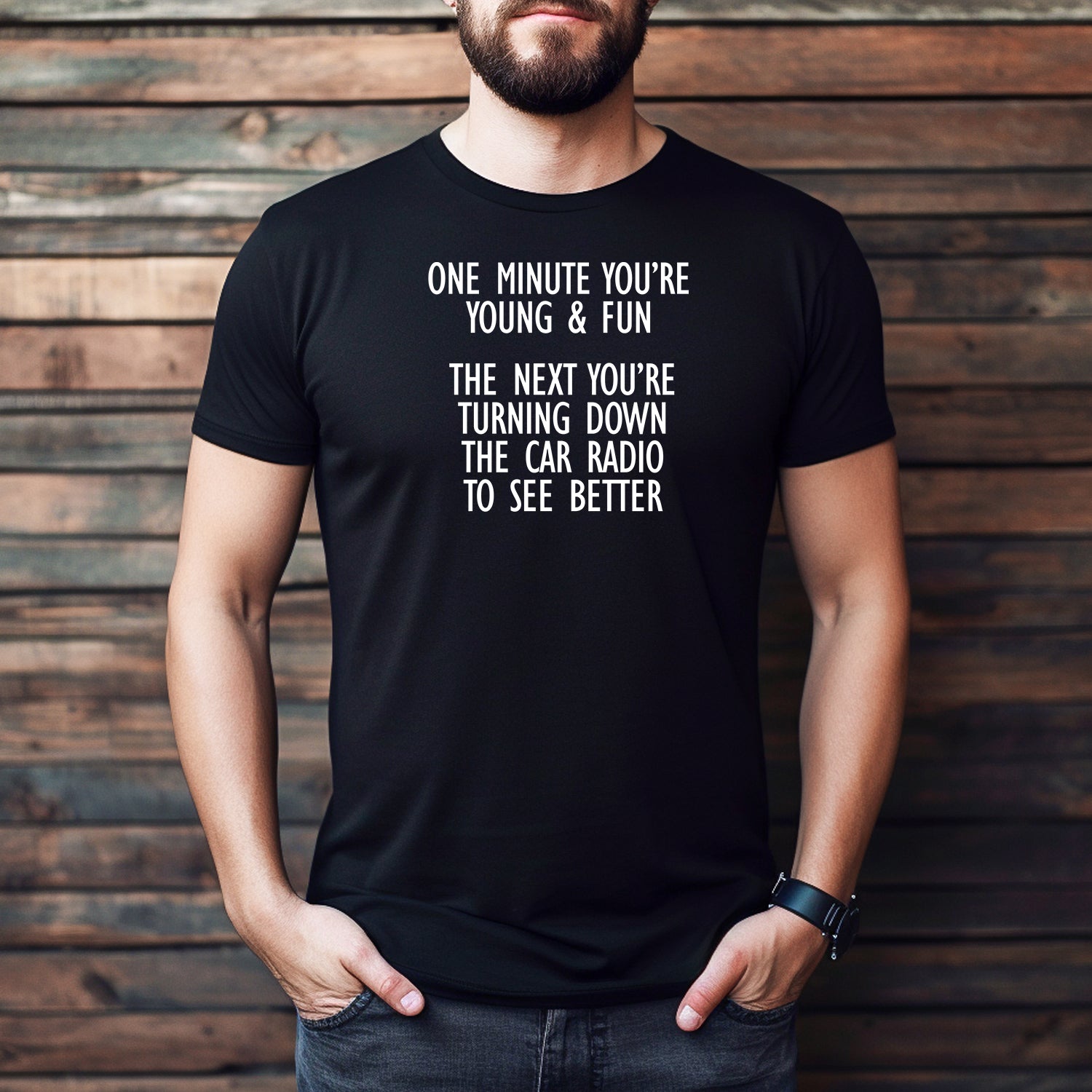 "Young and Fun" Premium Midweight Ringspun Cotton T-Shirt - Mens/Womens Fits