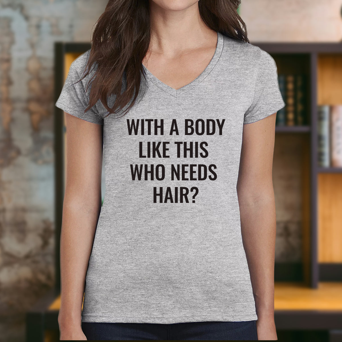 "With A Body Like This" Premium Midweight Ringspun Cotton T-Shirt - Mens/Womens Fits