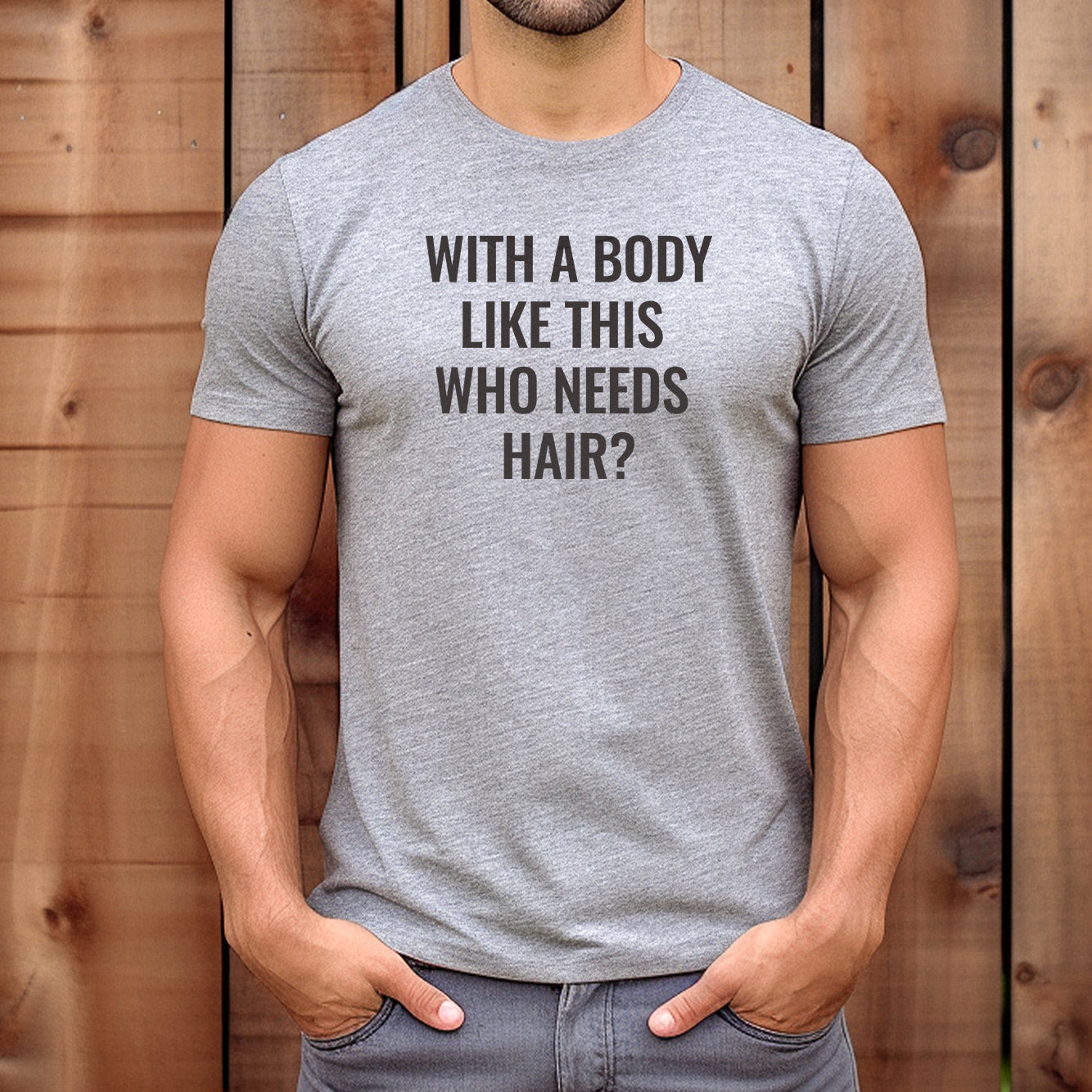 "With A Body Like This" Premium Midweight Ringspun Cotton T-Shirt - Mens/Womens Fits