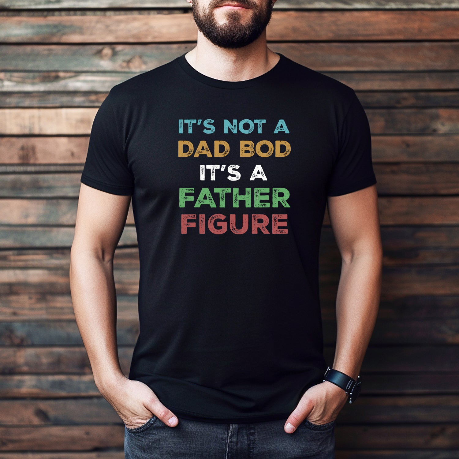"Father Figure" Premium Midweight Ringspun Cotton T-Shirt - Mens/Womens Fits
