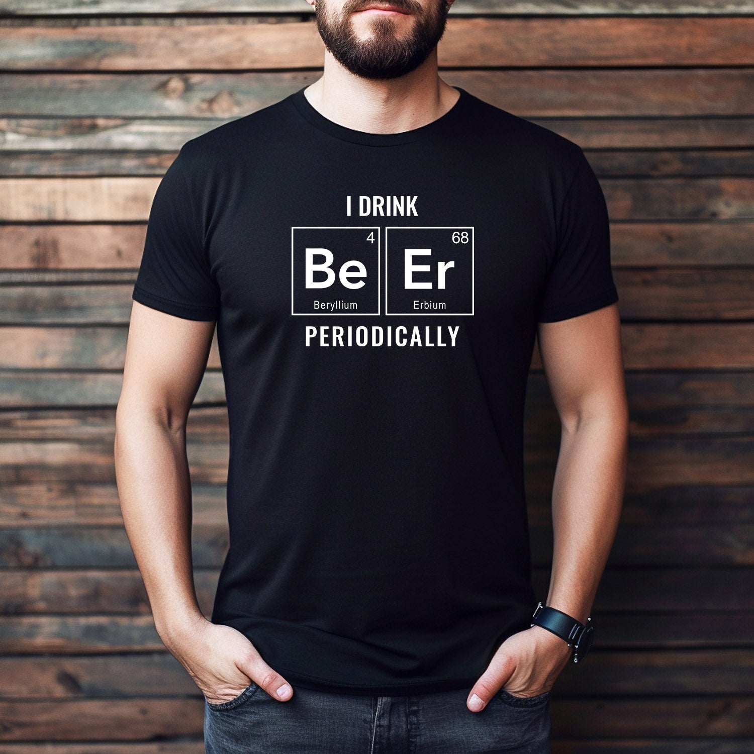 "I Drink Periodically" Premium Midweight Ringspun Cotton T-Shirt - Mens/Womens Fits